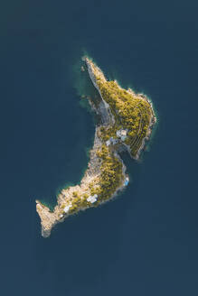 Aerial view of Li Galli archipelago, Amalfi Coast, Italy. - AAEF19757