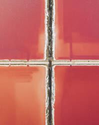 Aerial view of pink salt marshes near Salin de Giraud, Provence, France. - AAEF19955