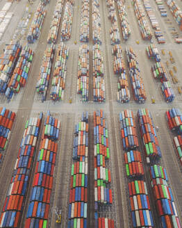 Aerial view of the Port of Long Beach, California, United States. - AAEF20030