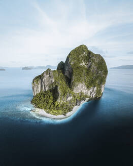 Aerial view of Pinabuyutan Island, El Nido, Palawan Philippines. - AAEF20200