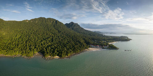 Aerial view of Santubong, Sarawak, Borneo, Malaysia, Southeast Asia, Asia - RHPLF26083