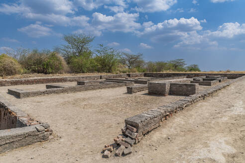 Lothal, southernmost site of the ancient Indus Valley civilisation, Gujarat, India, Asia - RHPLF26151