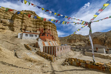 Garphu Monastery, Garphu, Kingdom of Mustang, Himalayas, Nepal, Asia - RHPLF26172