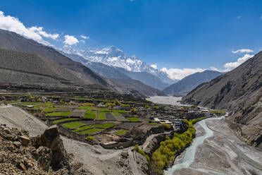 Dorf Kagbeni, Königreich Mustang, Himalaya, Nepal, Asien - RHPLF26187