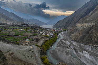 Dorf Kagbeni, Königreich Mustang, Himalaya, Nepal, Asien - RHPLF26188