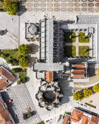 Aerial view of a gothic Batalha Monastery (Mosteiro de Batalha) in Portugal. - AAEF20680