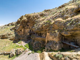 Aerial view of Hermel caves. Hermel, Lebanon - AAEF20879
