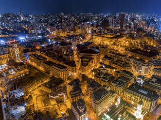 Aerial view of central district of Beirut. Beirut, Lebanon - AAEF20891