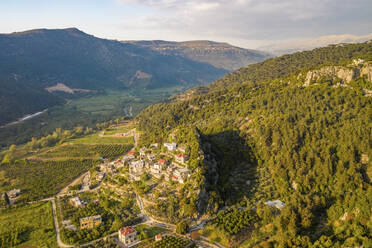 Aerial view of Bisri valley. Bisri, Lebanon - AAEF20895