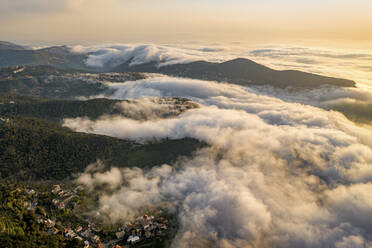 Aerial view of Jezzine. Jezzine, Lebanon - AAEF20897