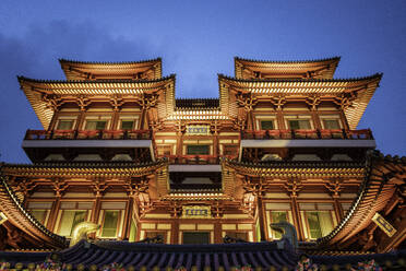 Exterior of Buddha Tooth Relic Temple, Chinatown, Central Area, Singapore, Southeast Asia, Asia - RHPLF26380