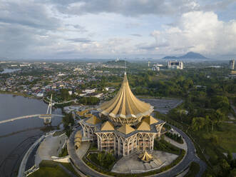 Sarawak State Legislative Assembly Building, Kuching, Sarawak, Borneo, Malaysia, Southeast Asia, Asia - RHPLF26405