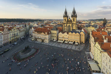 Church of Our Lady before Tyn at Old Town Square, Old Town, UNESCO World Heritage Site, Prague, Bohemia, Czech Republic (Czechia), Europe - RHPLF26441