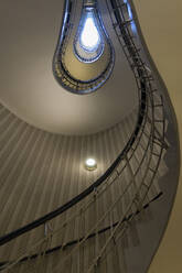 Spiral staircase at House of the Black Madonna, Prague, Bohemia, Czech Republic (Czechia), Europe - RHPLF26442