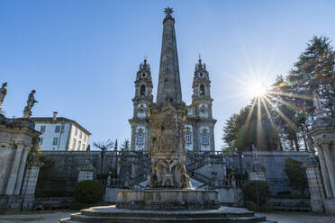 Sanctuary of Nossa Senhora dos Remedios, Lamego, Douro River, Portugal, Europe - RHPLF26537