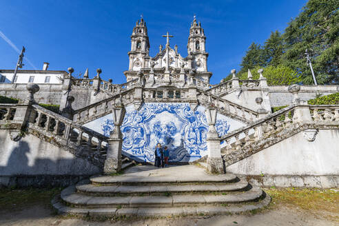 Sanctuary of Nossa Senhora dos Remedios, Lamego, Douro River, Portugal, Europe - RHPLF26544