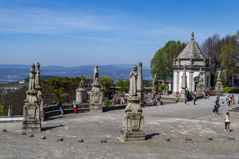 Sanctuary of Bom Jesus do Monte, UNESCO World Heritage Site, Braga, Minho, Portugal, Europe - RHPLF26554