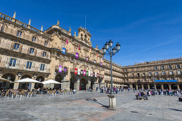 Plaza Mayor, Salamanca, UNESCO World Heritage Site, Castile and Leon, Spain, Europe - RHPLF26590
