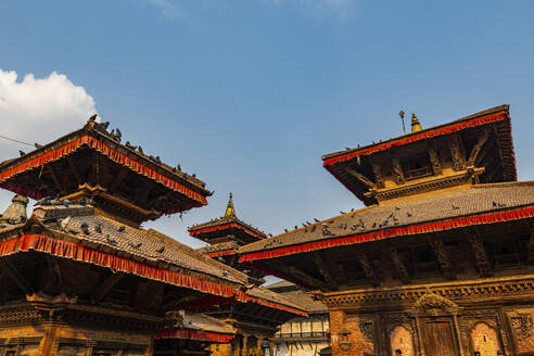 Temples, Durbar Square, UNESCO World Heritage Site, Kathmandu, Nepal, Asia - RHPLF26607