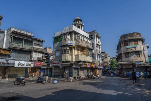 Old town, UNESCO World Heritage Site, Ahmedabad, Gujarat, India, Asia - RHPLF26628