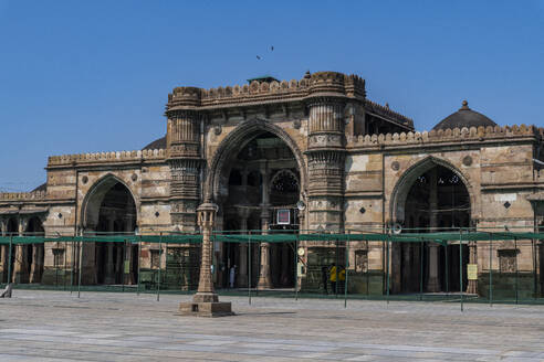 Jama Mosque, UNESCO World Heritage Site, Ahmedabad, Gujarat, India, Asia - RHPLF26630