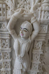 Marble built Dharamshala Manilaxmi Tirth Jain temple, Gujarat, India, Asia - RHPLF26653