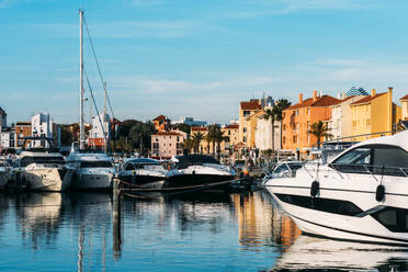 Known as the Capital of World Sailing, Vilamoura Marina, Portugal's largest marina, Algarve, Portugal, Europe - RHPLF26707