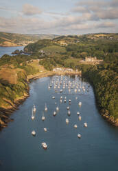 Aerial view of Watermouth Harbour , Devon, United Kingdom. - AAEF21100