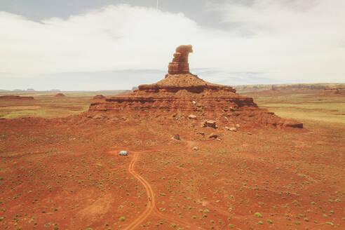 Aerial view of the famous Valley of the Gods, Utah, United States. - AAEF21153