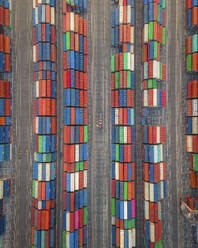 Aerial view of the Port of Long Beach, California, United States. - AAEF21371