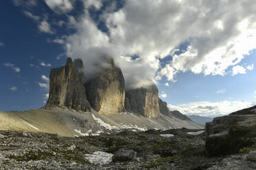 Italy, Clouds over Three Peaks of Lavaredo - FDF00382