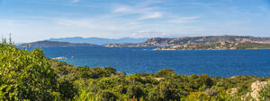 View of coastline near Palau town, Palau, Sardinia, Italy, Mediterranean, Europe - RHPLF26780