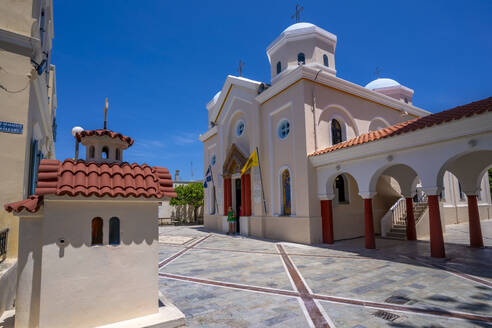 View of Church of Agia Paraskevi, Kos Town, Kos, Dodecanese, Greek Islands, Greece, Europe - RHPLF26813