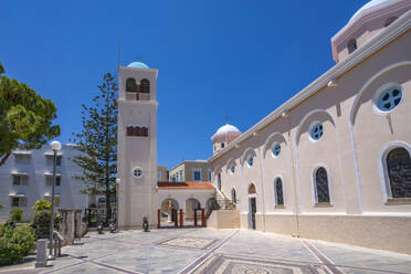 View of Church of Agia Paraskevi, Kos Town, Kos, Dodecanese, Greek Islands, Greece, Europe - RHPLF26814