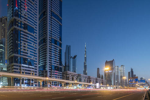 Sheikh Zayed Road, Downtown, Dubai, United Arab Emirates, Middle East - RHPLF26861