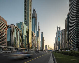 Sheikh Zayed Road, Downtown, Dubai, United Arab Emirates, Middle East - RHPLF26863