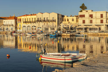 Venetian harbor, Rethymno, Crete, Greek Islands, Greece, Europe - RHPLF26967