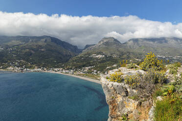 Bay of Preveli, Rethymno, Crete, Greek Islands, Greece, Europe - RHPLF26972