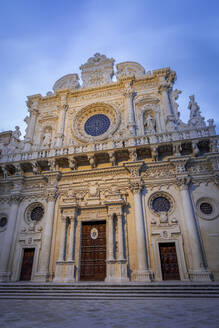 Baroque facade of Basilica di Santa Croce, Lecce, Puglia, Italy, Europe - RHPLF27058