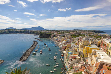 Marina di Corricella, Procida, Flegreische Inseln, Kampanien, Italien, Europa - RHPLF27233