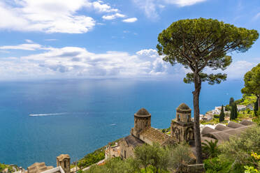 View from Ravello, Amalfi Coast (Costiera Amalfitana), UNESCO World Heritage Site, Campania, Italy, Europe - RHPLF27236