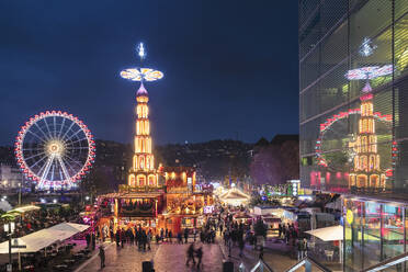 Weihnachtsmarkt am Schlossplatz, Stuttgart, Baden- Wurttemberg, Germany, Europe - RHPLF27266