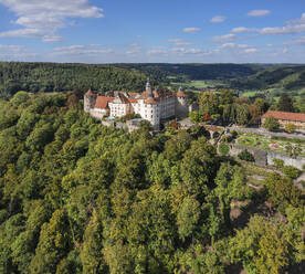 Schloss Langenburg, Langenburg, Hohenlohe, Baden-Wurttemberg, Germany, Europe - RHPLF27275