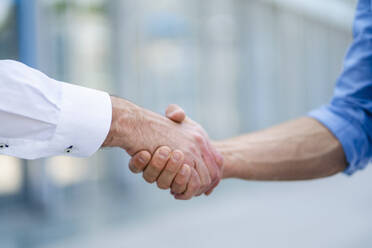 Business partners shaking hands after successful meeting - DIGF20515