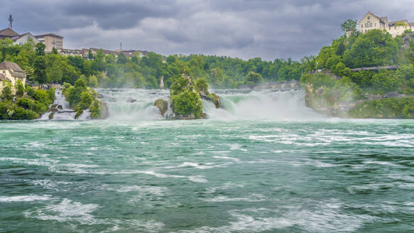 Switzerland, Schaffhausen, View of Rhine Falls - MHF00724