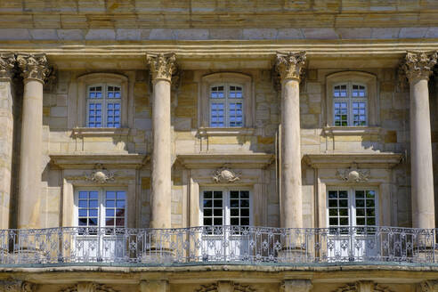 Germany, Bavaria, Bayreuth, Balcony of Margravial Opera House - LBF03842