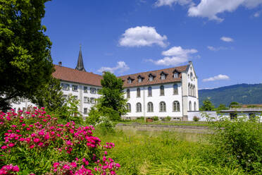 Austria, Vorarlberg, Bregenz, Territorial Abbey of Wettingen-Mehrerau in summer - LBF03850