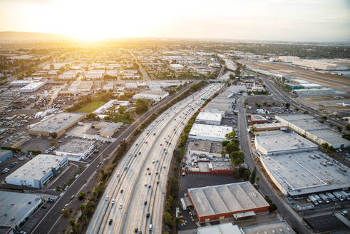 Street with cars, view from above - DMDF04854