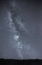 Milky Way galaxy against starry night sky - PVCF01381
