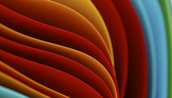 Glatter 3D kurviger abstrakter Hintergrund - JPF00465